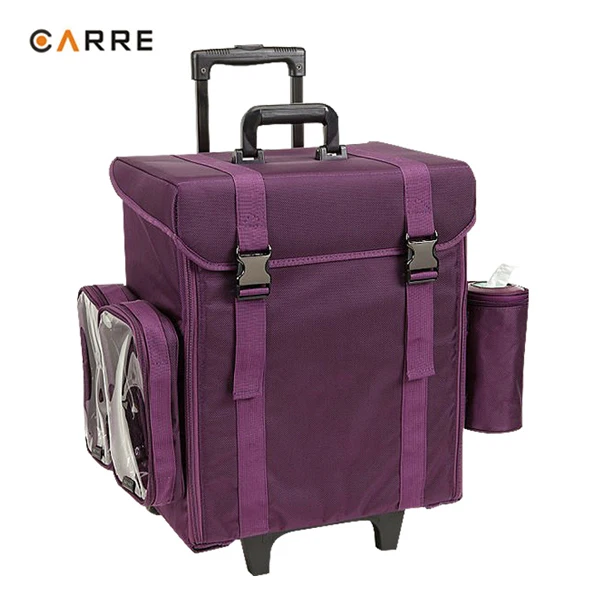 Oem Rolling Trolley Sewing Machine Carrying Case Travel Sewing Kits
