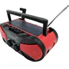 Portable Solar Emergency AM/FM/NOAA Weather radio with MP3 Player LED Flashlight and 4000mAh Power Bank for Outdoor Camping