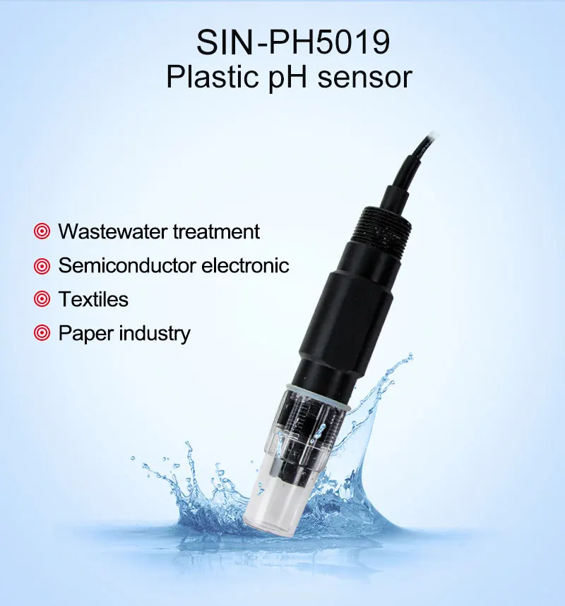 Low Cost Rs485 Analog Output Industrial Online Water Ph Sensor Tester ...