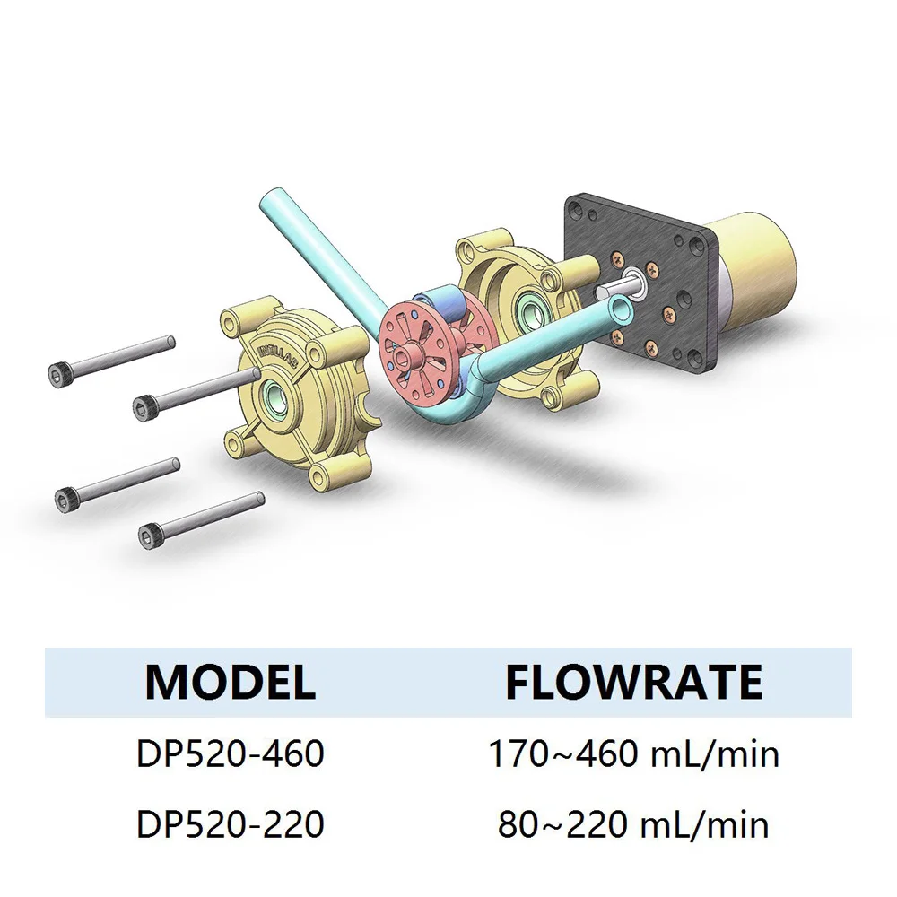 Peristaltic Pump Stepper 12v Dc,High Flowrate For Aquarium Lab