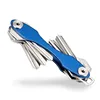 NewBring Key Ring Wallets Smart Car Key Holder Collector Housekeeper Oxide Aluminum DIY EDC Pocket Key Organizer
