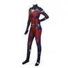 Superhero Captain Marvel 3D Digital Printing Costume Cosplay Outfit Halloween Jumpsuit for Women