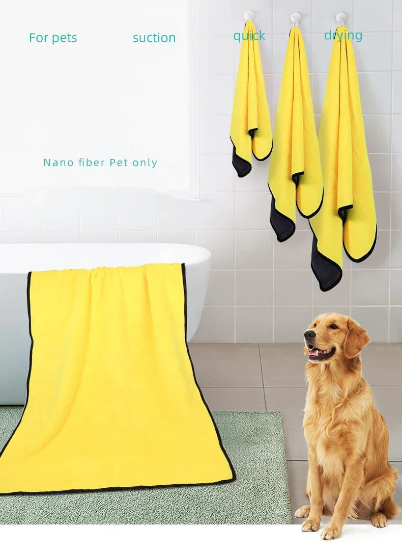 Pet Towel Bath Absorbent Towel Soft Lint-free Dogs Cats Bath Towels  Absorbent And Quick-drying Large Thicktowel Special Pet Towe - Buy Dog  Bathrobe Towel With Adjustable Strap Hood,Microfibre Fast Drying Super  Absorbent,Pet Dog Cat Bath Robe ...