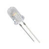 High quality and high cri white 5mm round led diodes with pure gold wire for video photographic lighting