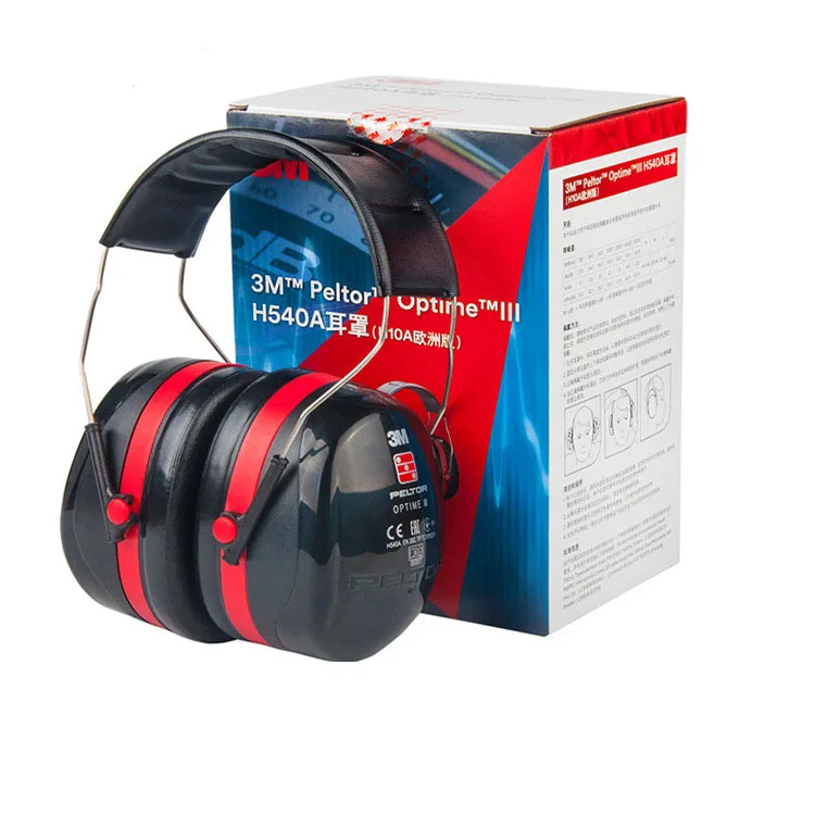 3m H540a Headmounted Antinoise Soundproof Earmuffs Noisecancelling