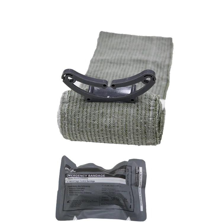 Dressing First Aid Medical Compression With Stop Bleeding Pad Emergency