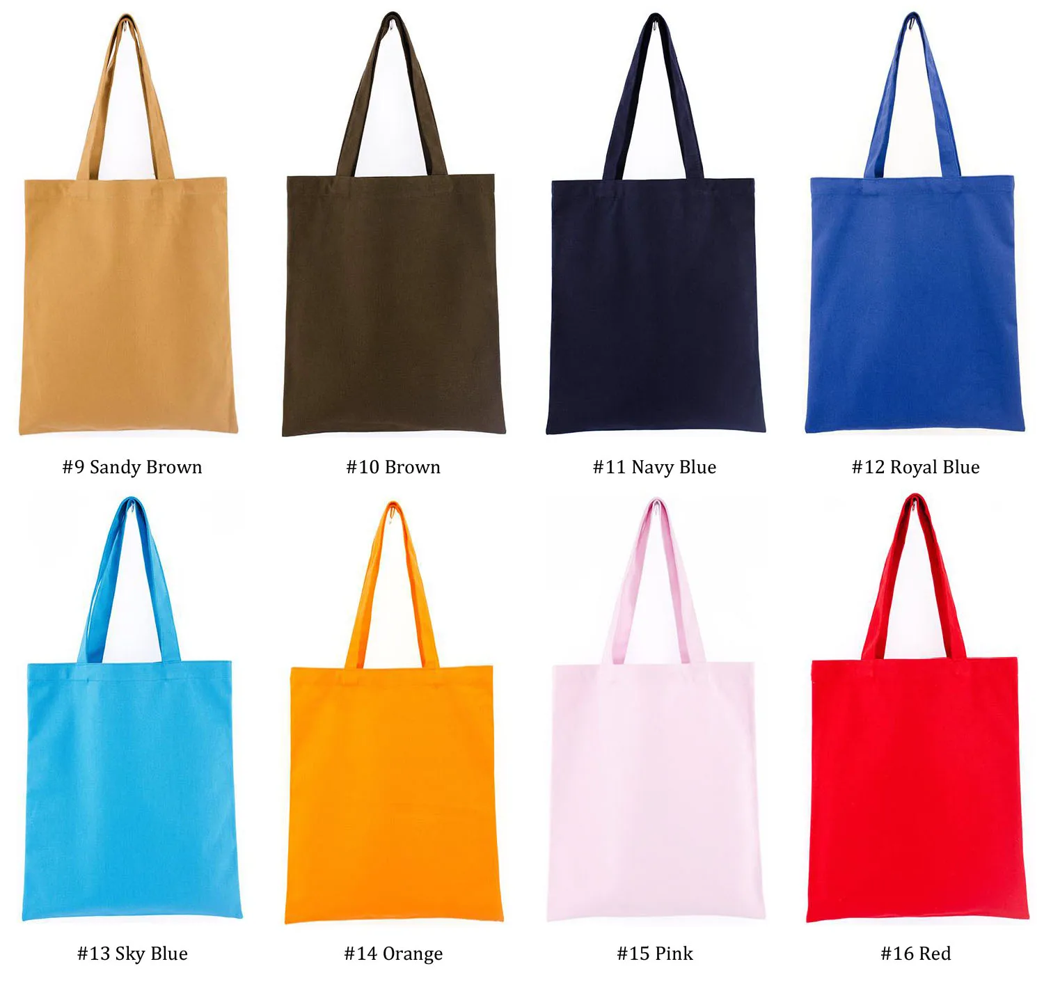 Blank Natural Cotton Canvas Tote Bags Diy For Gifts Crafting And
