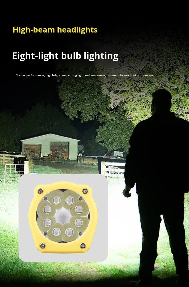 带旋转调节的发光二极管工作灯、COB泛光灯条、磁吸迷你充电手电筒