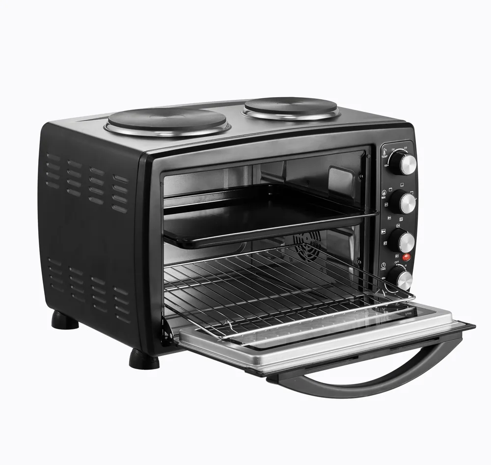 38l Posida Hot Plate Turbo Oven Electric Multifunctional Oven With Two