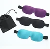 Wholesale High Quality 3D Eye Patch Mask Travel Sleeping Eye Mask with Satin Pouch