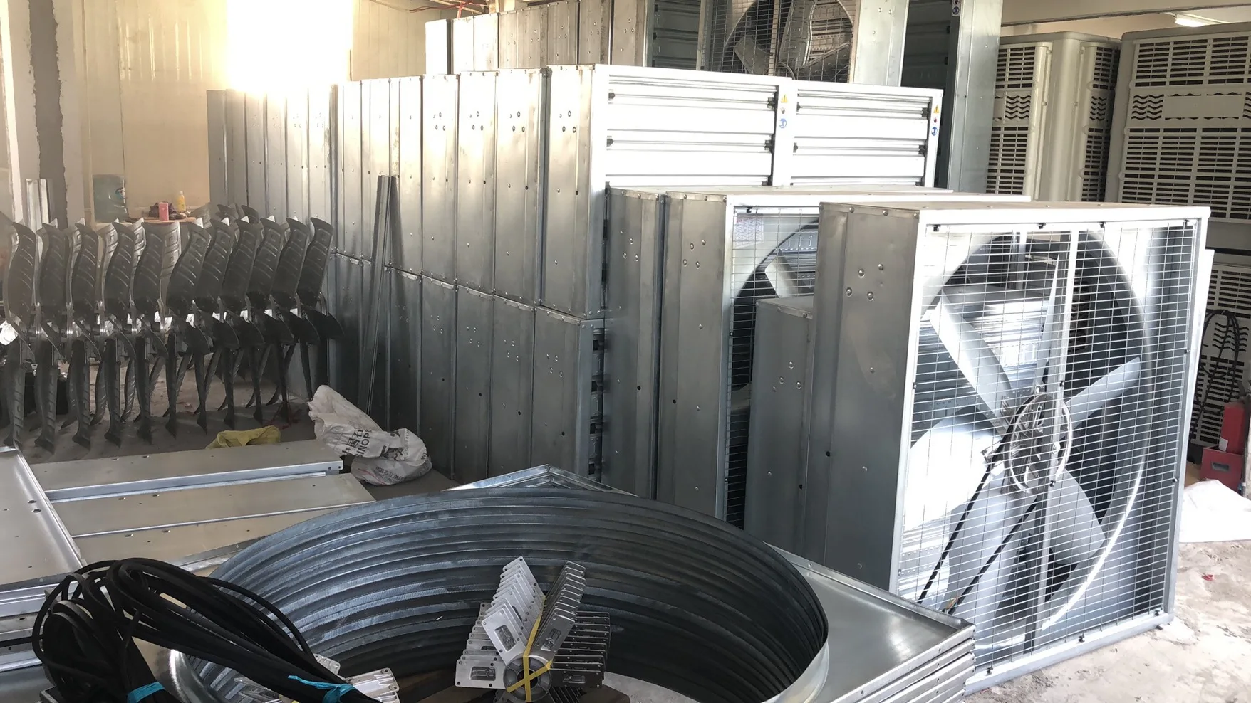 Power Louvered Exhaust Fan, 380/220V, Stainless - detail 48