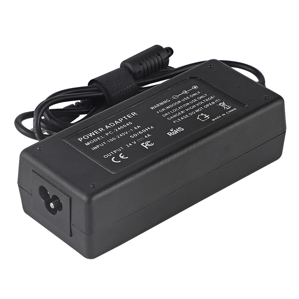 ac/dc 电源 24v 4a 电源适配器,带 etl ce fcc rohs saa c-tick 认证