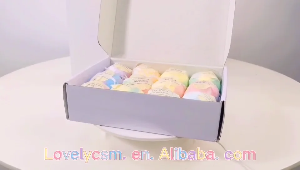 Wholesale Natural Moisturizing Spa Relaxing Bubble Bath Salt Set Bath