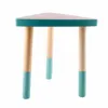 colorful Triangle cheap solid wooden bar stools for sale