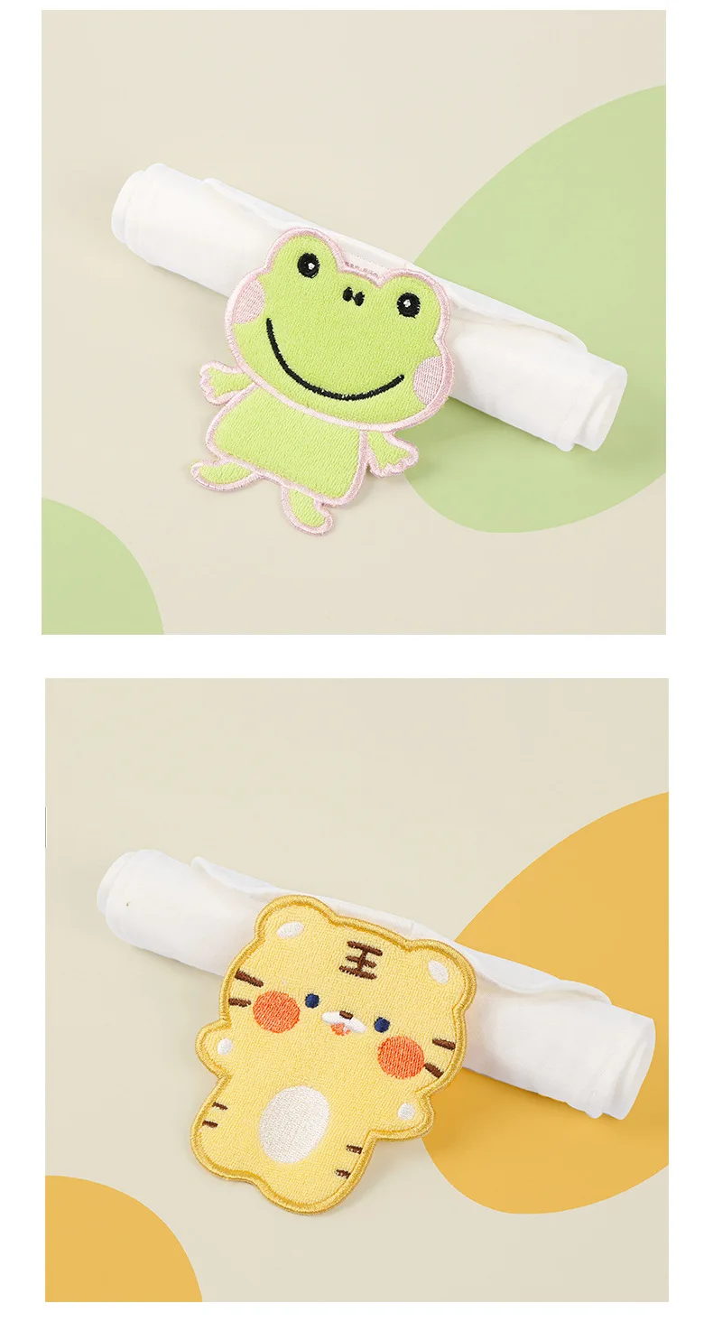 Small Size Baby Cotton Sweat-Absorbent Towel Kindergarten Gauze Isolating Pad for Boys and Girls for Children