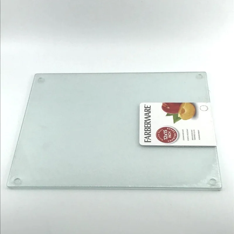 High Quality New Design Clear Glass Tempered Glass Cutting Boards In Kitchen Buy Glass Cutting