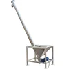 Inclining coal powder screw feeding mini hopper feeder auger sawdust automatic screw feeder machine conveyor