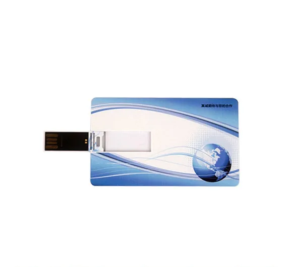 Custom Logo DIY Creative USB 2.0 Flash Credit Card 16GB 32GB USB Flash Drive Pen Drive 4GB 8GB USB Flash Drive Card - ANKUX.COM