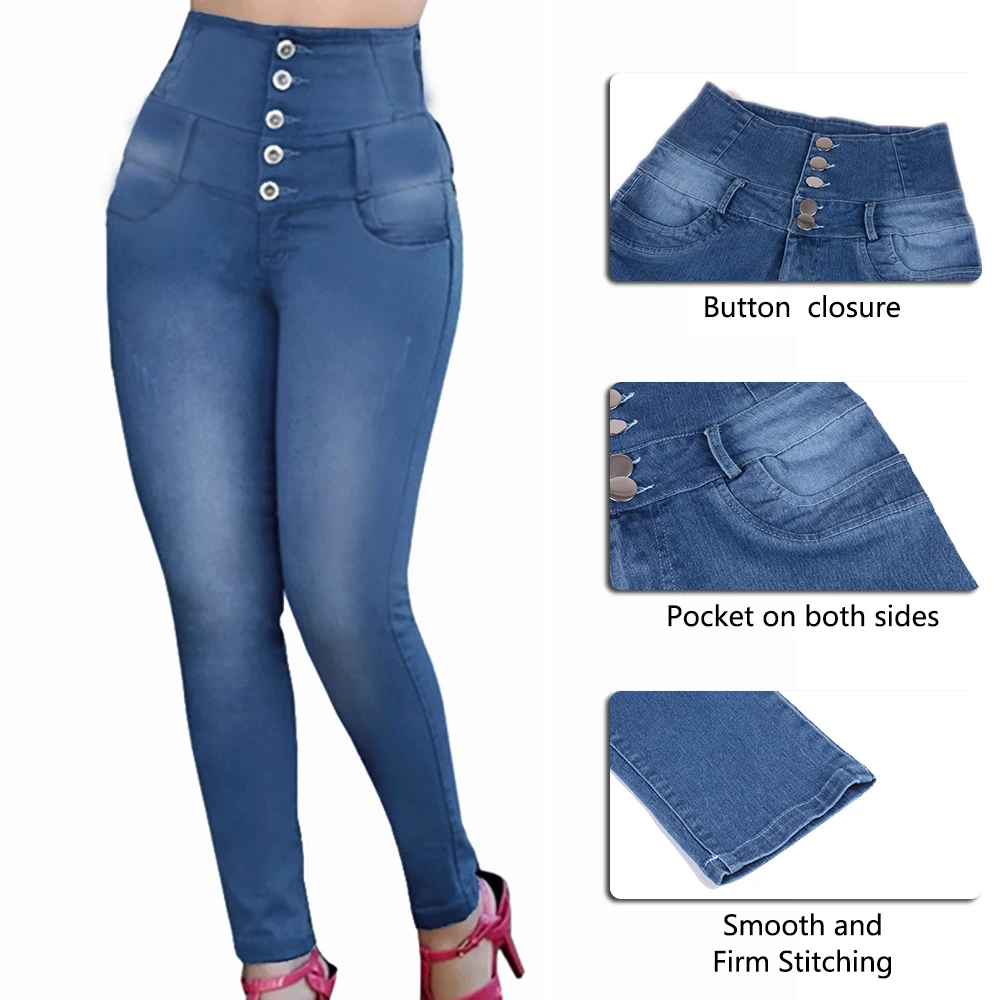 Stretch Denim Skinny Jeans Pants 2019 