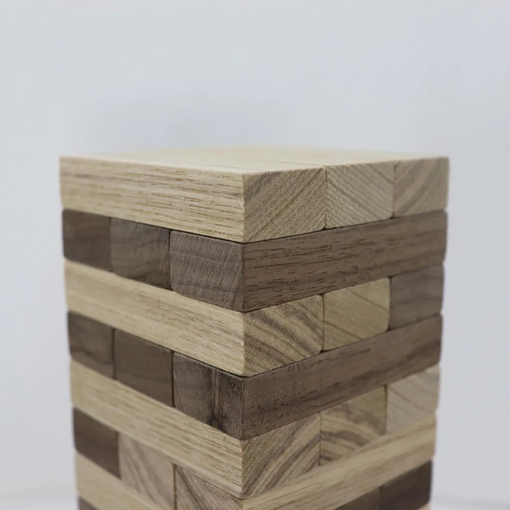 giant wooden jenga blocks