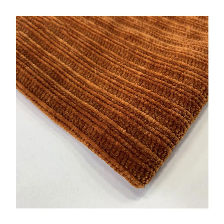 
SHINEDE 2020 Autumn solid color chenille knitted fabric 