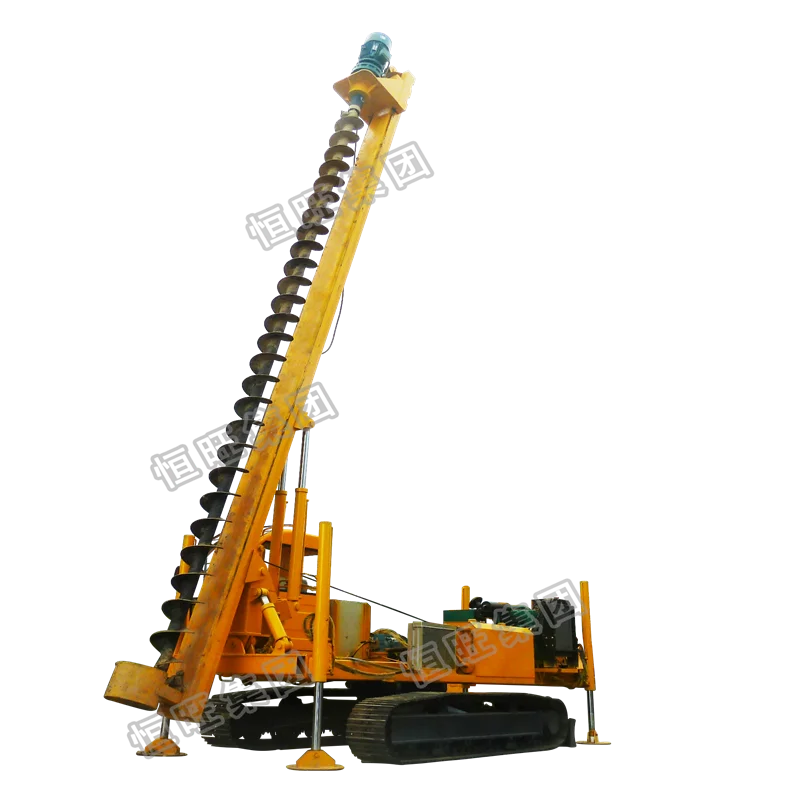 HWD8Y crawler mounted drill depth 8m spiral pile driver for soil formation