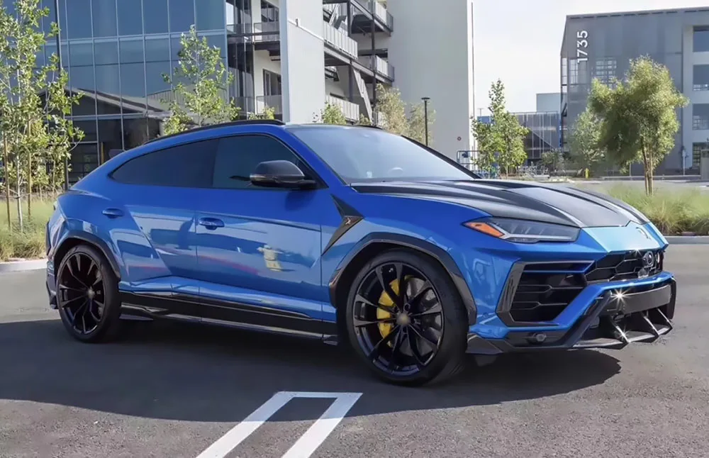 Carbon Fiber For Urus Topcar Engine Hood Car Bumper A