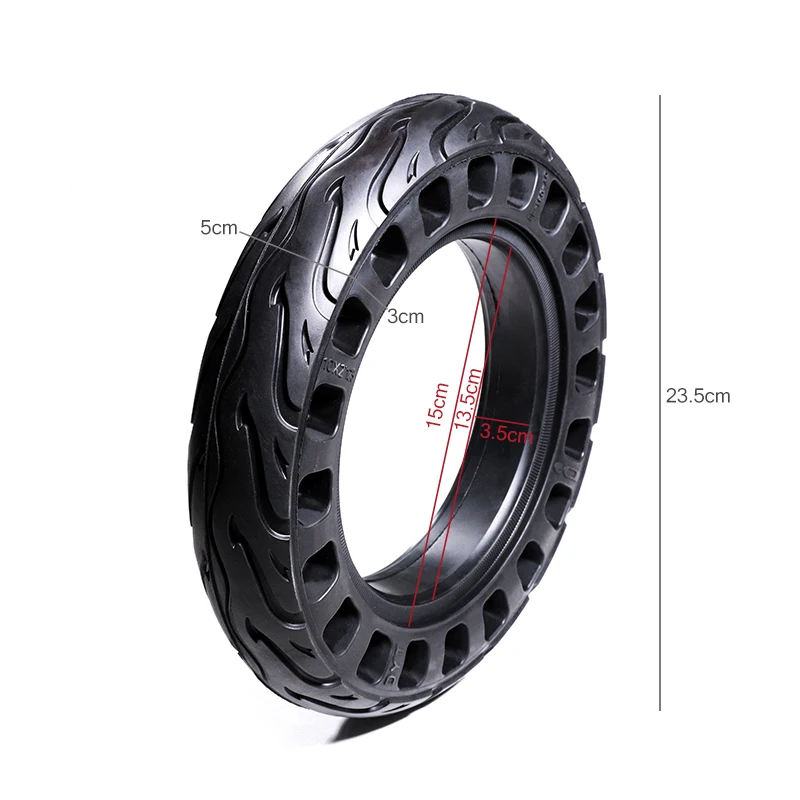 Superbsail 10x2.125 Solid Tire For Electric Scooter 10 Inch 10x2.0/2.25 Non Pneumatic Solid Tubeless Explosion Proof Tire factory