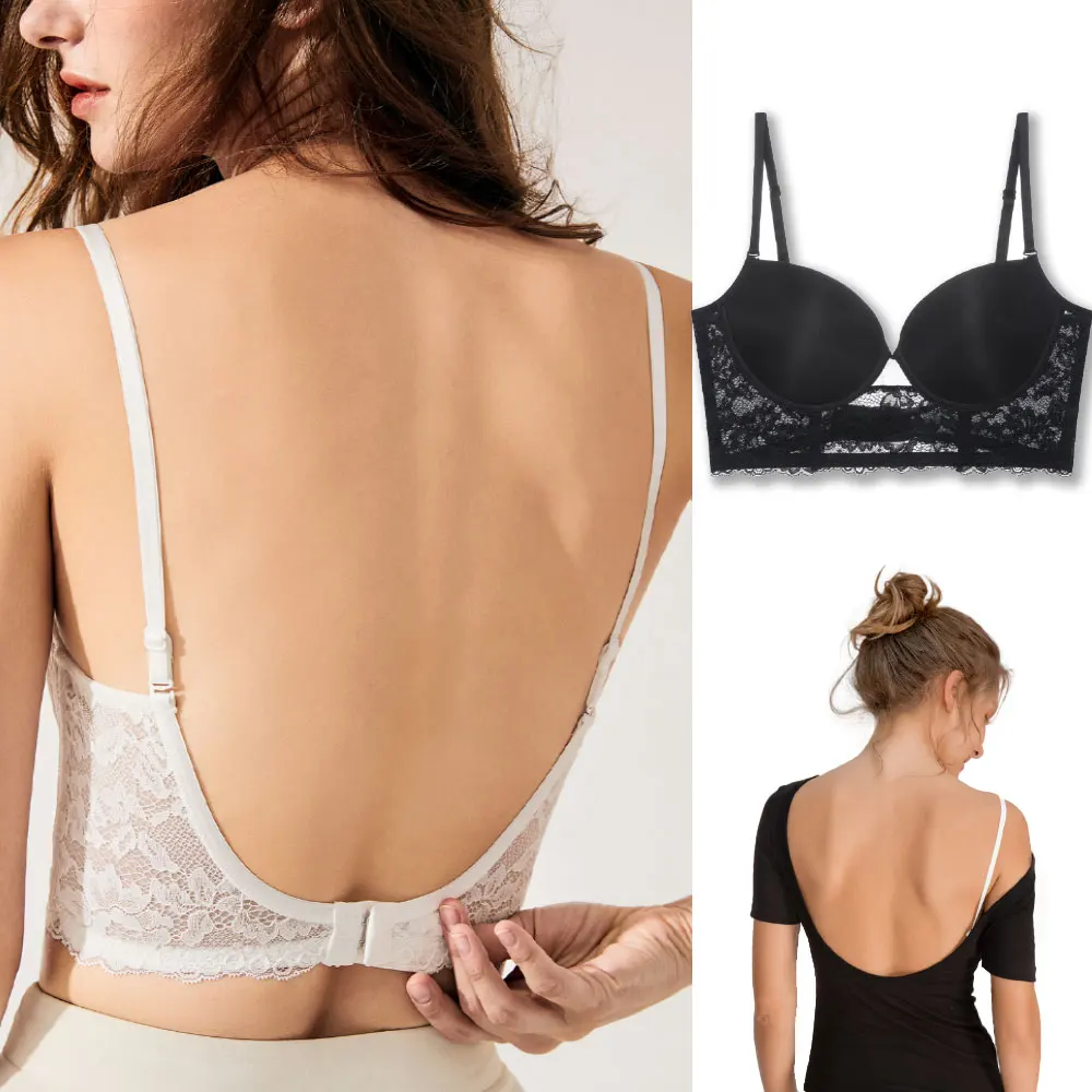 stem Hong Kong karbonade Backless Bra Bralette Lace Wedding Bras Low Back Underwear Push Up  Brassiere Women Seamless Lingerie Sexy Corset Bh - Buy Backless Bra,Lace  Wedding Bras,Low Back Underwear Push Up Bra Product on Alibaba.com