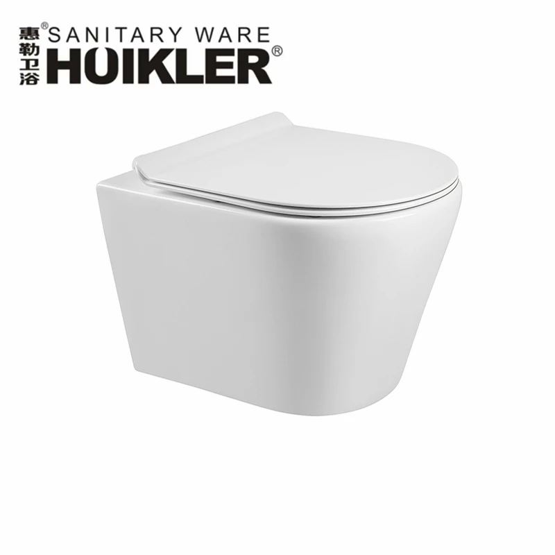 Modern Luxury Flush Toilet Ptrap Two Piece Bathroom White Sanitary