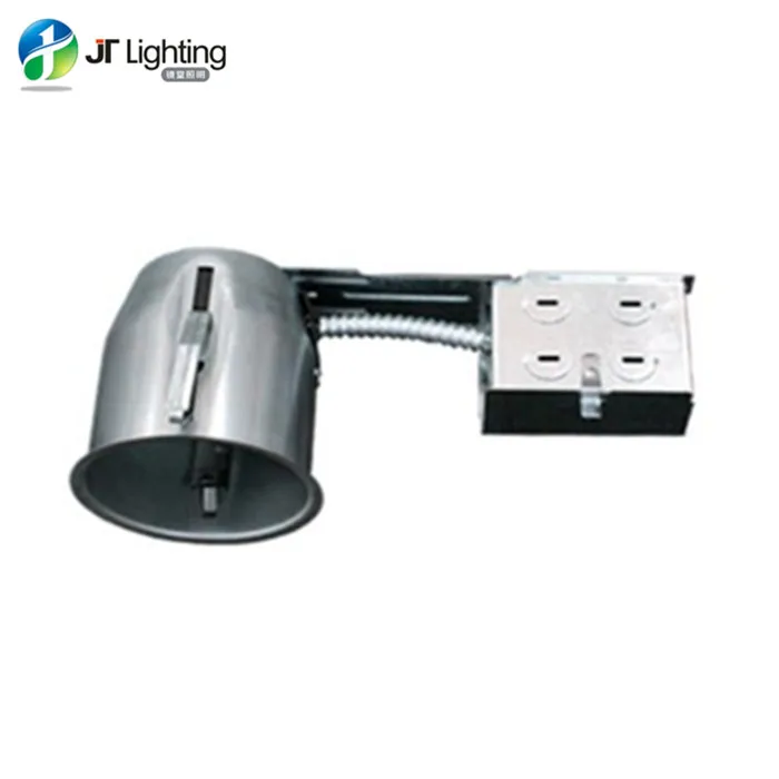 ETL 4 inch ic rated remodel recessed led down light fixture retrofit pot light