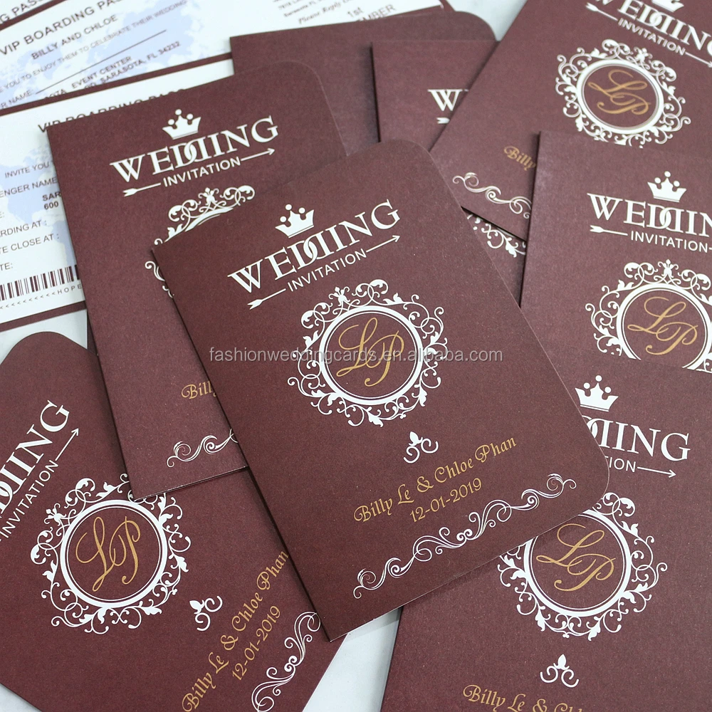 2020 Creative Design Visa Wedding Invitation Letter Engagement Party Invite  Cards With Passport Rsvp Suite - Buy Wedding Invitation,Creative Wedding  Invitation,Visa Invitation Letter Product on Alibaba.com