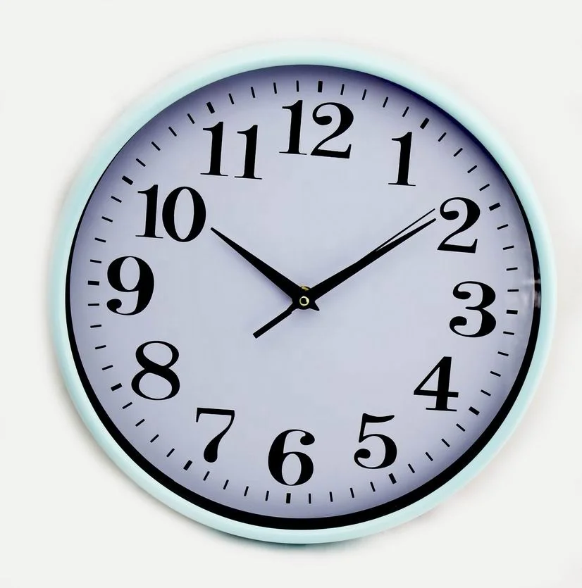 10 Inch Plastic Wall Clock Customized Logo Or Dial Cheap Clock Good For