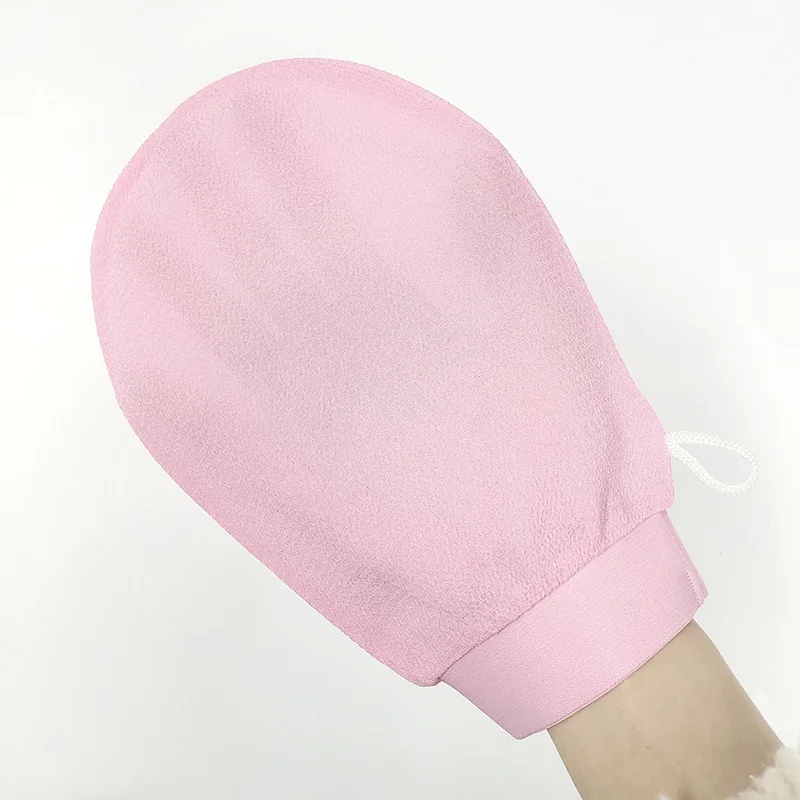 100 Viscose Natural Custom Logo Body Cleaning Scrubber Exfoliating