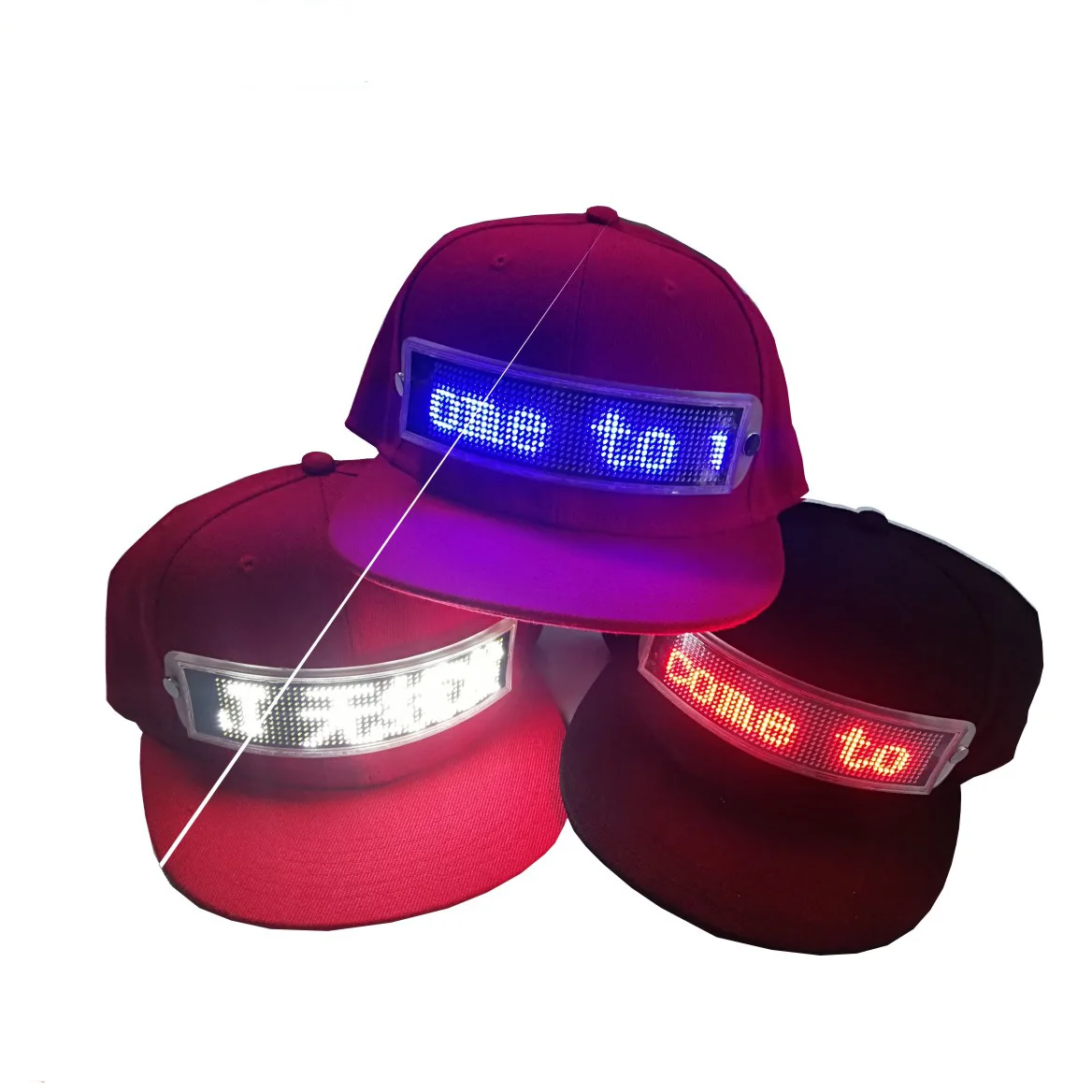 hat with built in led light