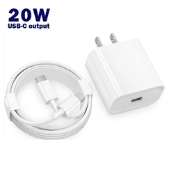 Wholesale 1m 2m USB C To Lighting Fast Charging PD 18W 20W cable and usb c Wall charger for iPhone cable original type c set