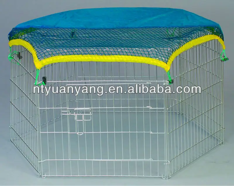 Eight Panels Galvanized Outdoor Metal Wire Pet Playpen Rabbit Hutch