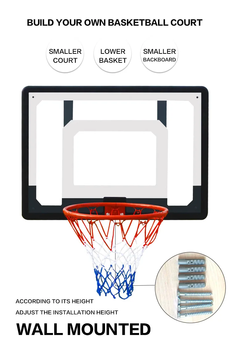Basketball Stand And Hoop Transparent Basketball Frame Indoor Children
