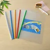 New style custom A4 PP PVC plastic slide binder transparent report cover paper cover stick file