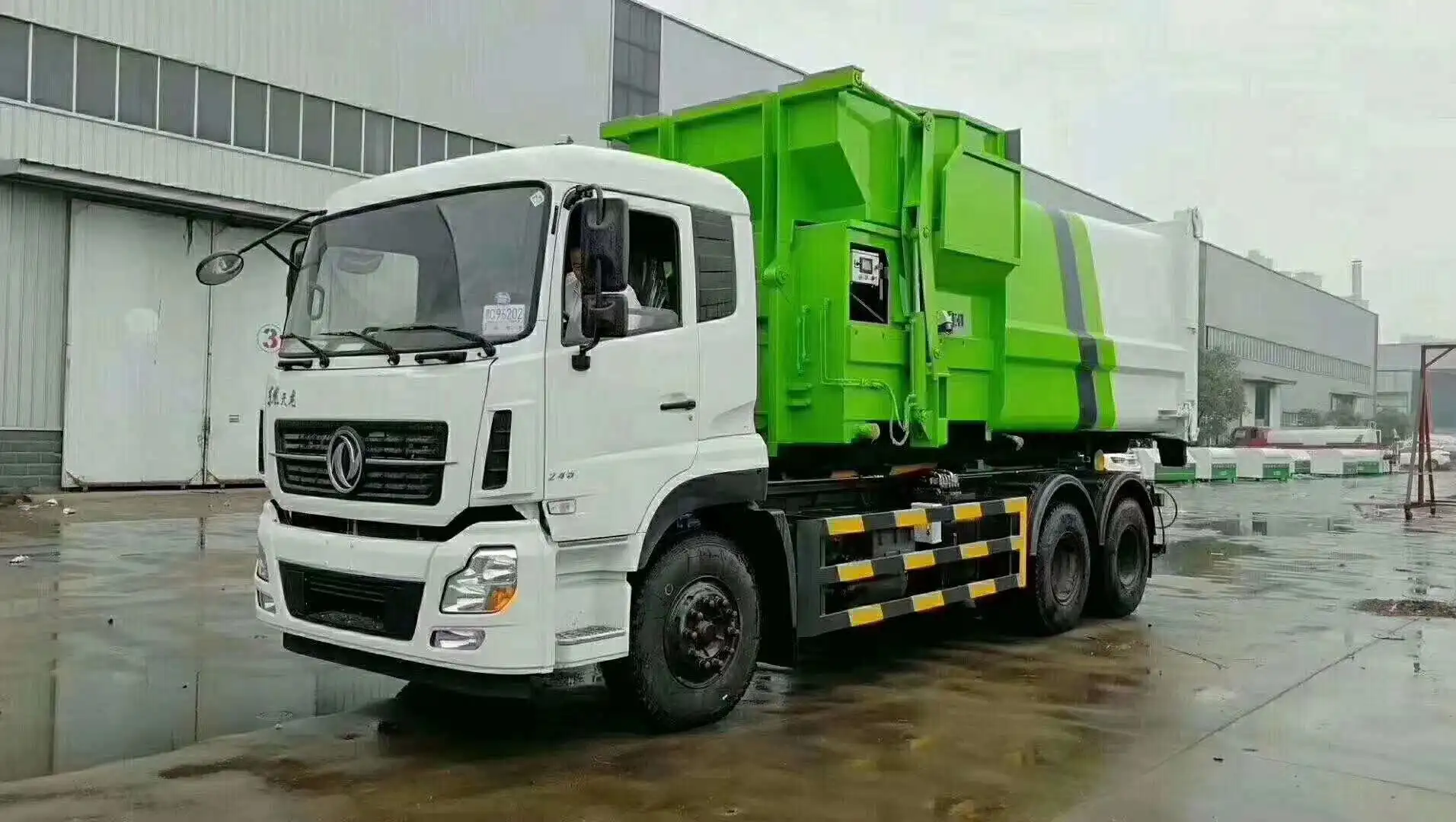 20 cubic meter hook lift compressed garbage truck