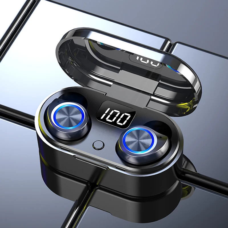 amazon top seller 2020 LED display gaming headset blue tooth earphone airdots headphone