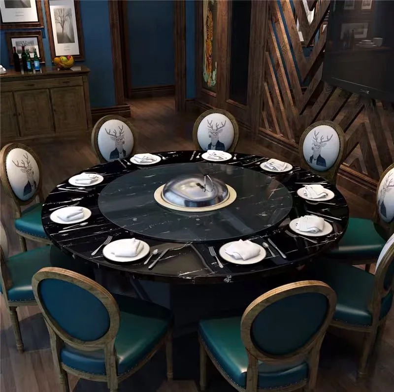 Factory Supply Restaurant Furniture Artificial Marble Table Top Round