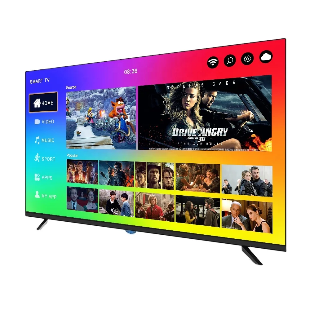 Side-by-side comparison of RGB Mini LED and QD-OLED TVs showing brightness and black level differences in a lit room