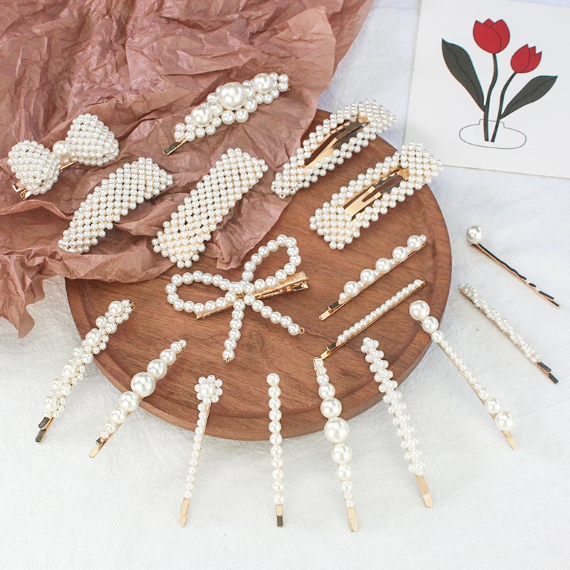 

Pearl Hair Clips,10 Pieces