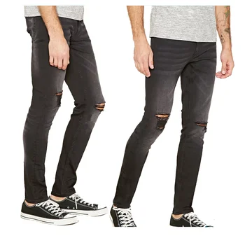 Black Ripped Jeans Png Transparent Png Transparent Png Image Pngitem