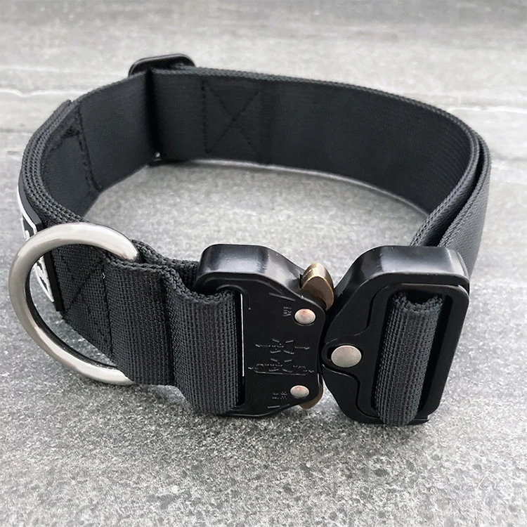 Heavy Duty Tactical Pet Collars Nylon Luxury Dog Training Collar With Cobra Buckle Buy Dog