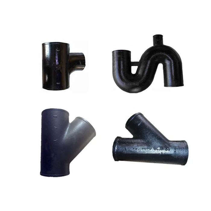 No hub cast iron pipe fittings ASTM A888/CISPI 301