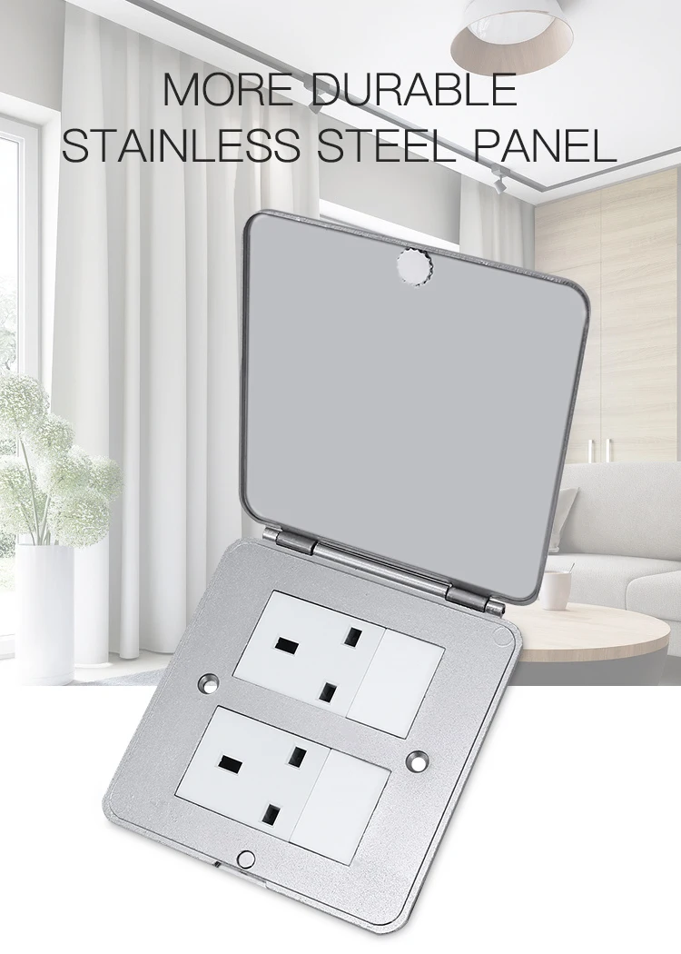 Wholesale Britain standard multi module 13A open floor socket