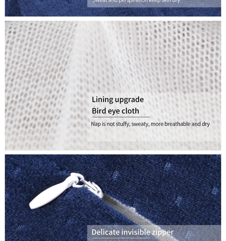 Memory Foam Office Nap Pillow Multiuse Lumbar Cushion Leisure Pillow