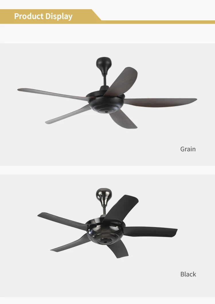 Simple Modern Dc Electric Fans Ceiling Remote Control Led Track